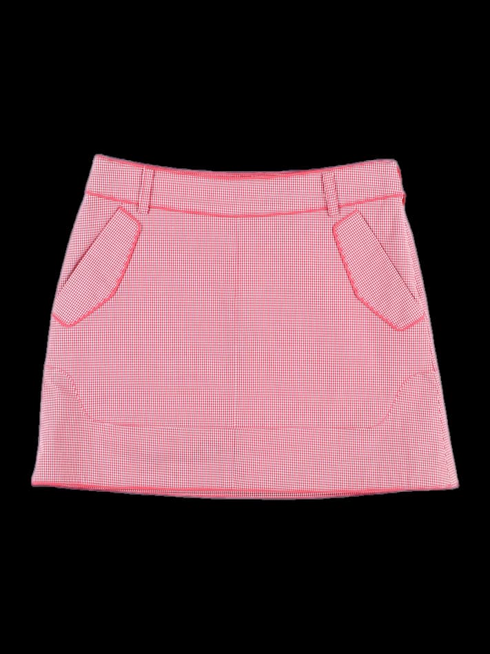 체크 스커트
