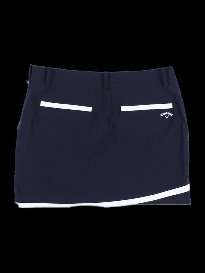 스트레치 배색 스커트