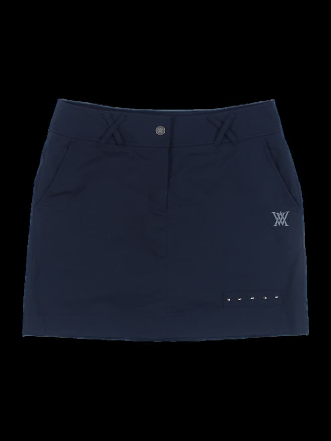 로고 골프 스커트