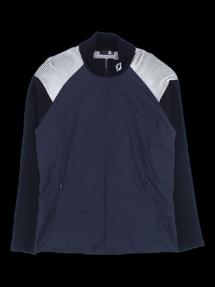 [남성]앞 바람막이 니트 집업 점퍼