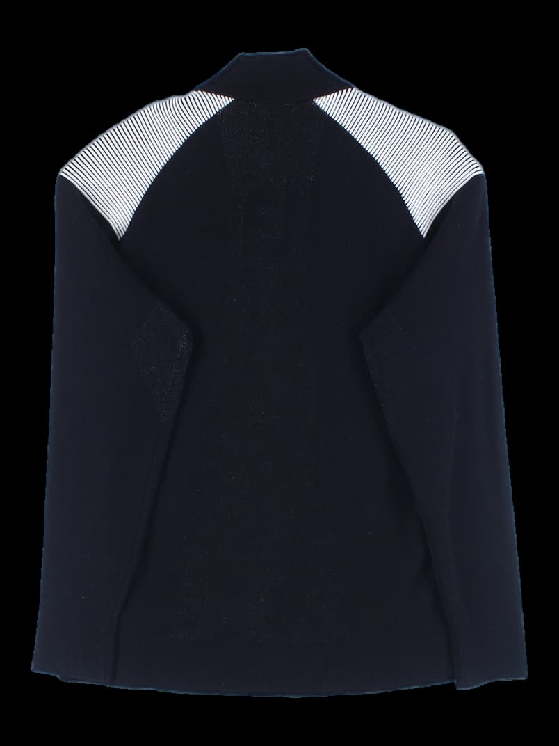 [남성]앞 바람막이 니트 집업 점퍼