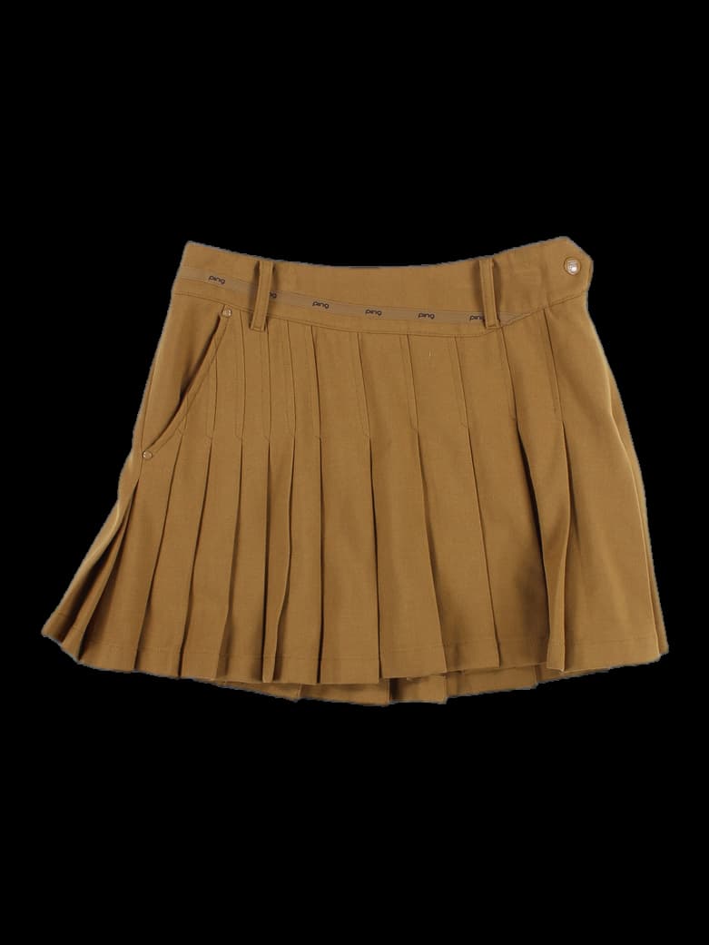  핀턱 주름 스커트