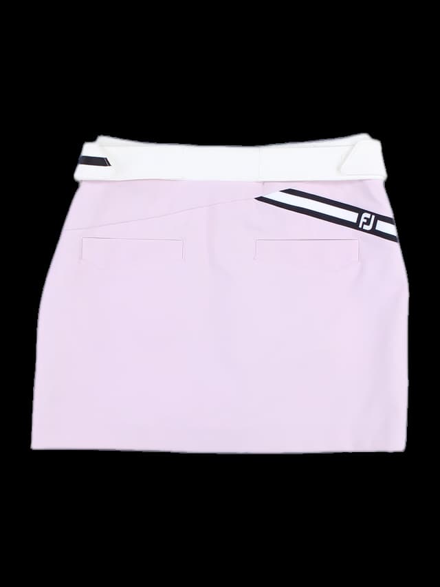 허리 벨크로 이중 스커트