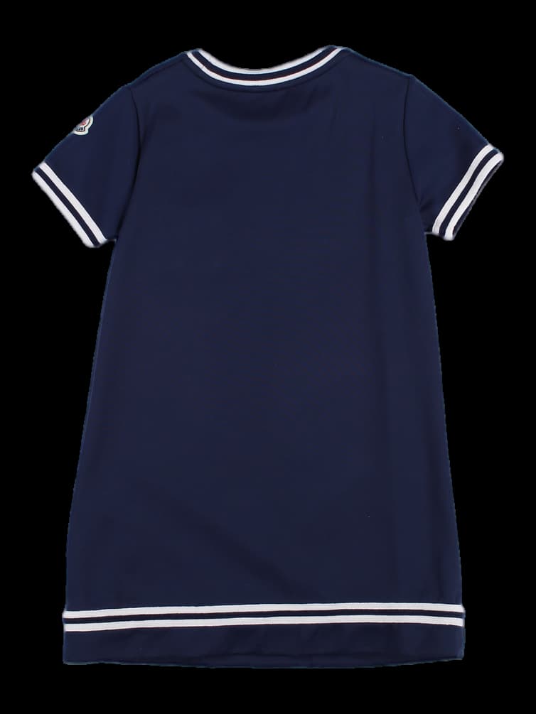 라운드넥 반팔 원피스