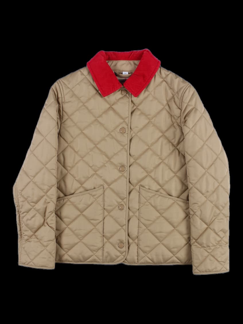 [키즈] 코듀로이 카라  패딩 자켓