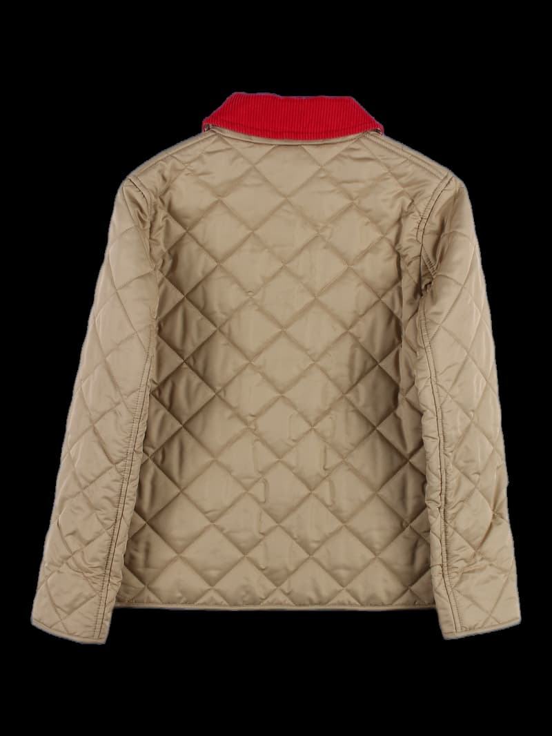 [키즈] 코듀로이 카라  패딩 자켓