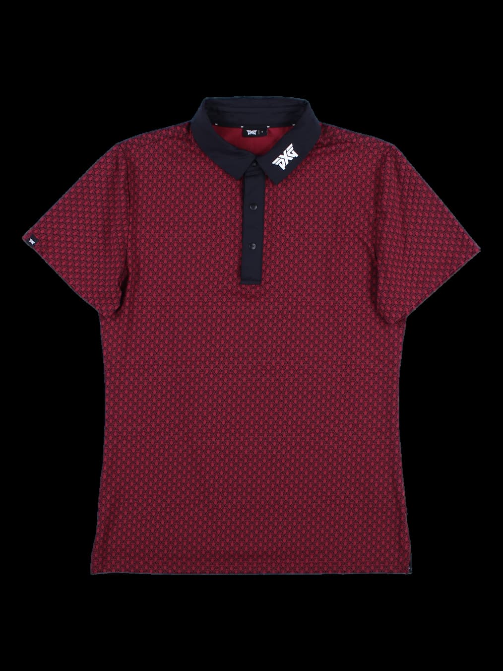 [남성] 패턴 카라 반팔 티셔츠