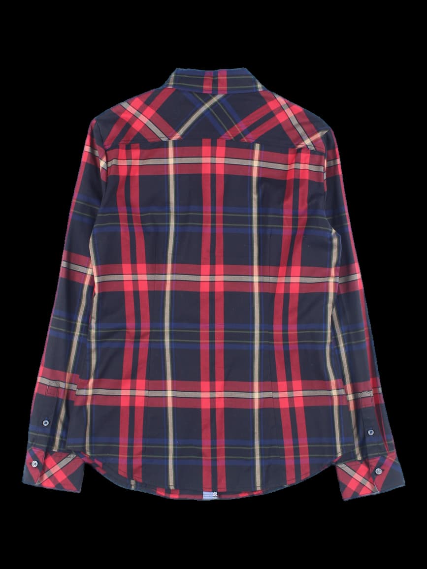 카라 체크 셔츠