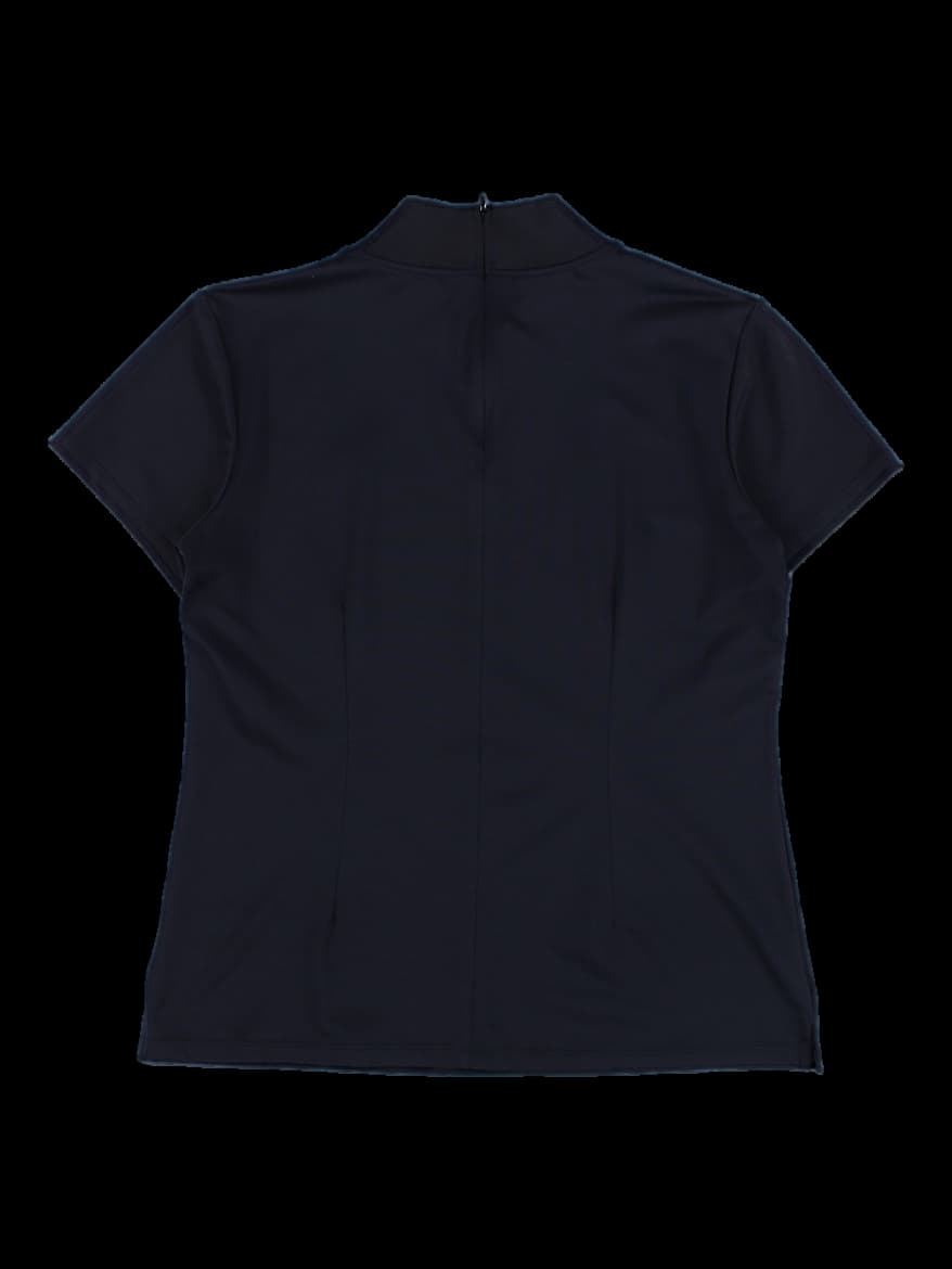 밴딩 네크 반팔 티셔츠