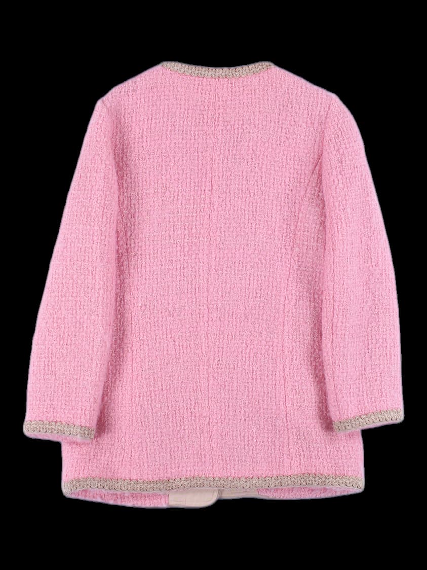 트위드 롱 자켓