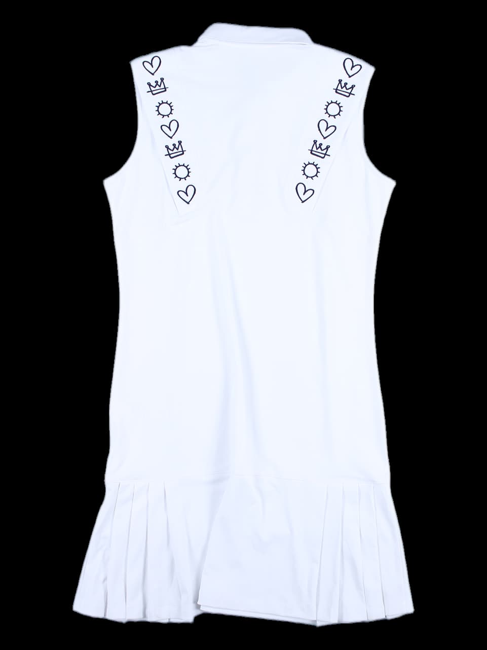 자수 플리츠 원피스