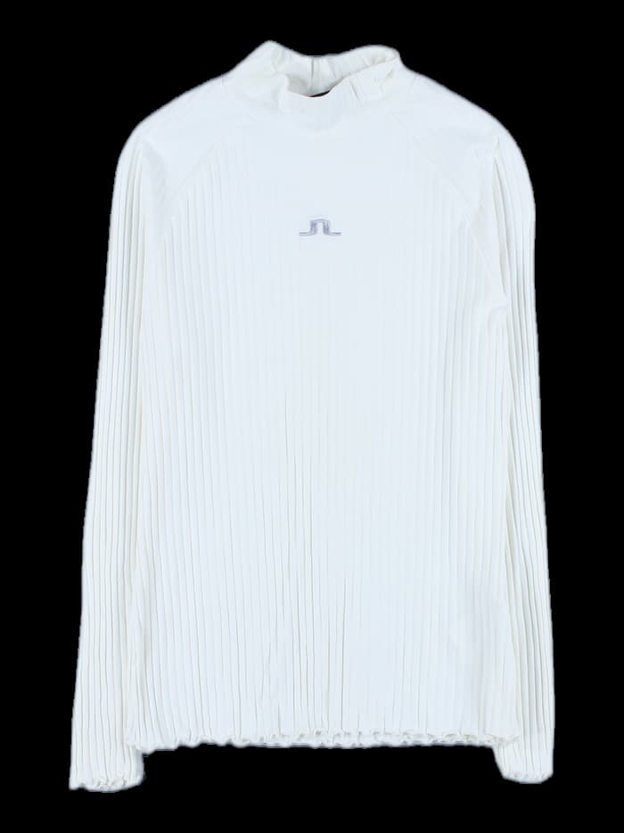 하이넥 골지 티셔츠