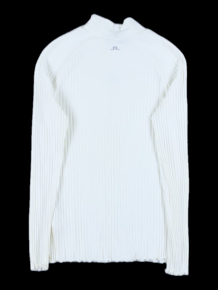 하이넥 골지 티셔츠