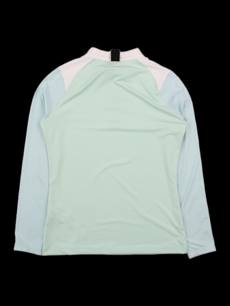 배색 긴팔 티셔츠