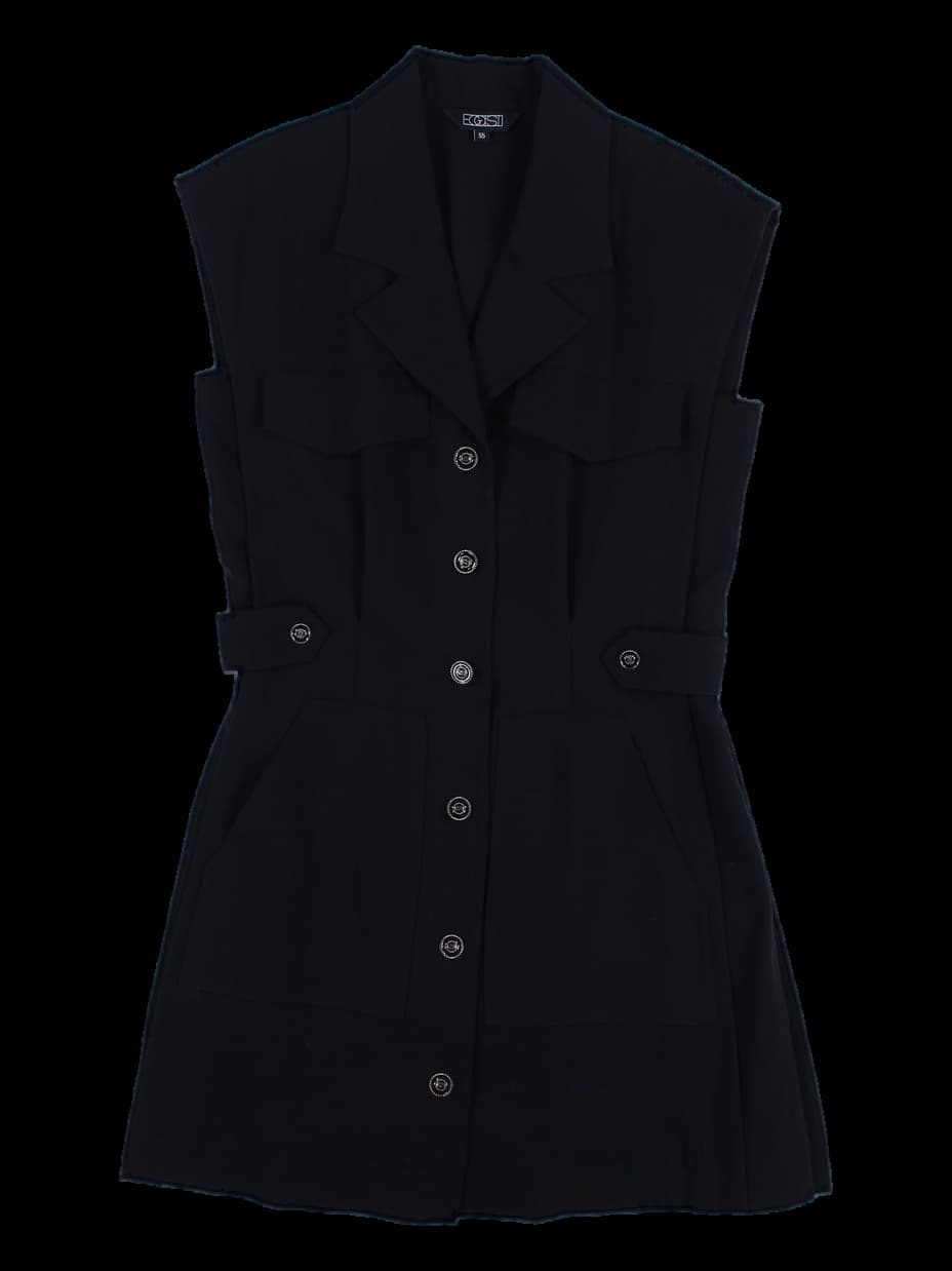  카라  민소매 원피스