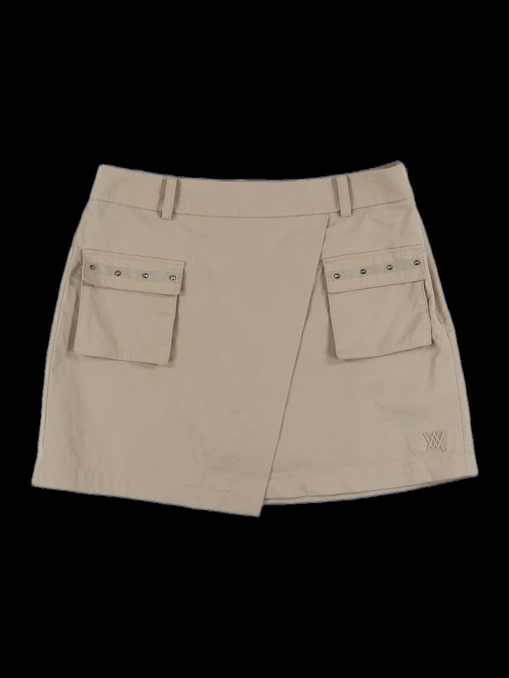 스트레치 랩 스커트