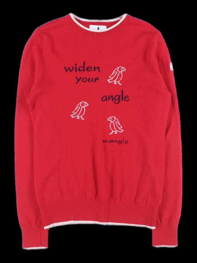 캐릭터 골프 니트 