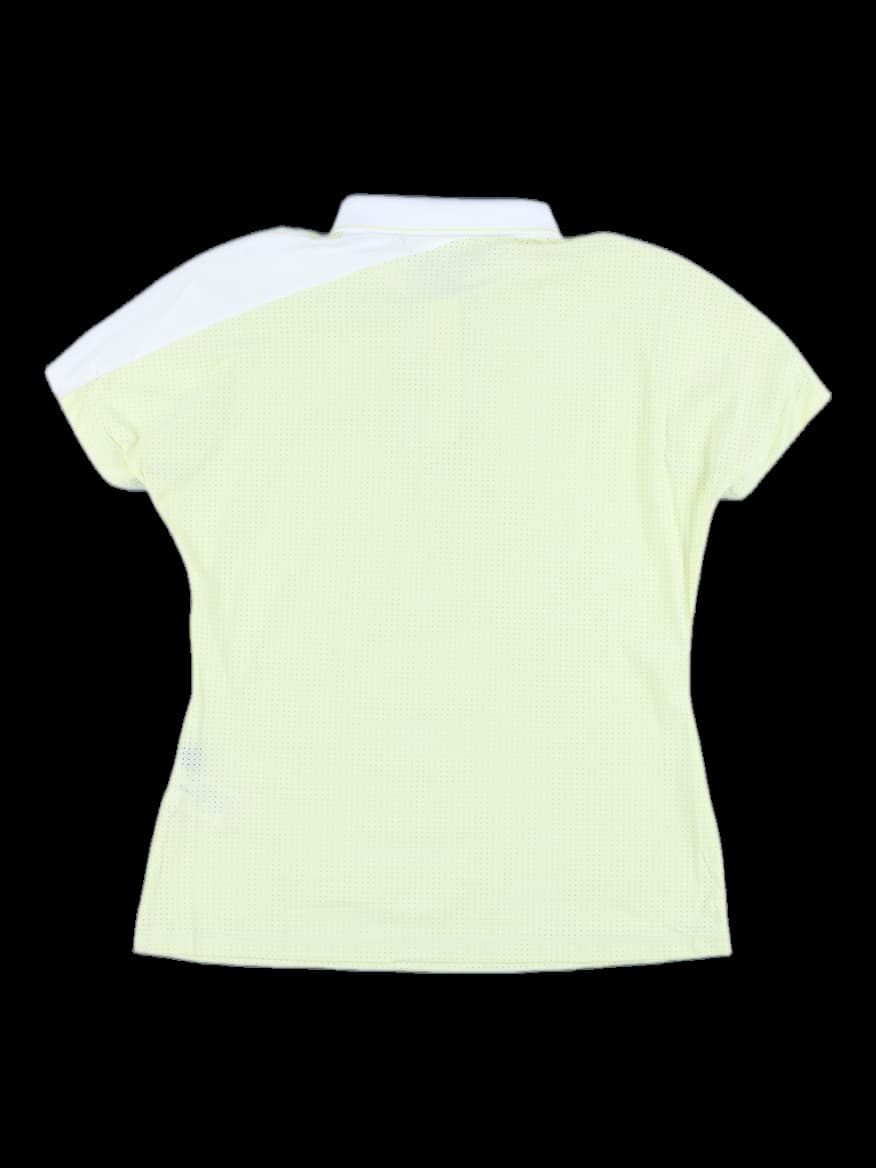 펀칭 패브릭 카라 티셔츠