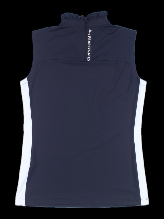 넥 프릴 민소매 티