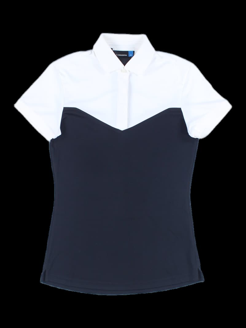 배색 카라 티셔츠