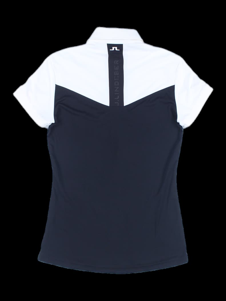 배색 카라 티셔츠