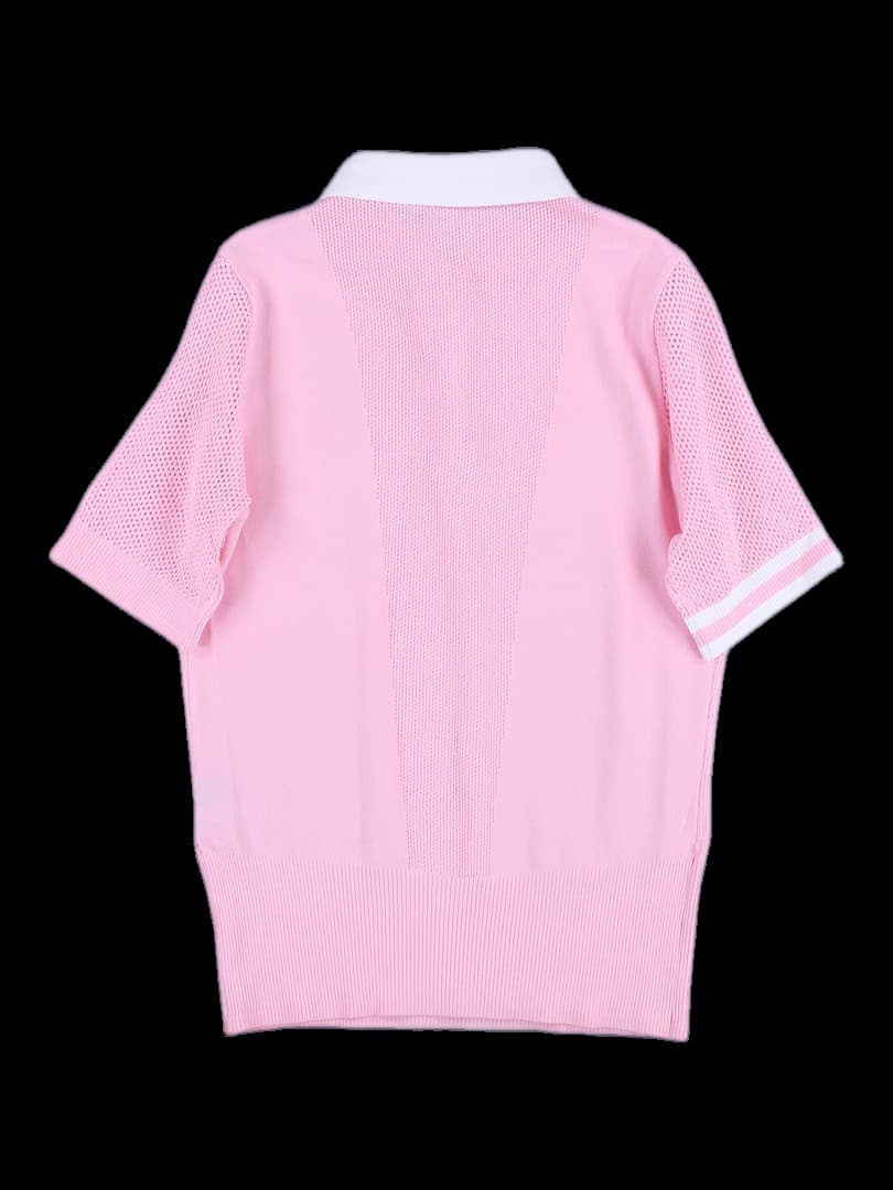 카라 펀칭 니트 티셔츠