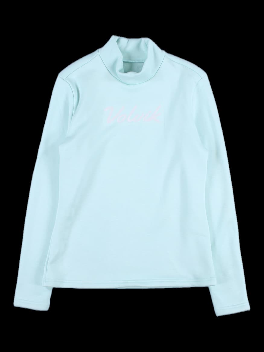 하이넥 융기모 티셔츠