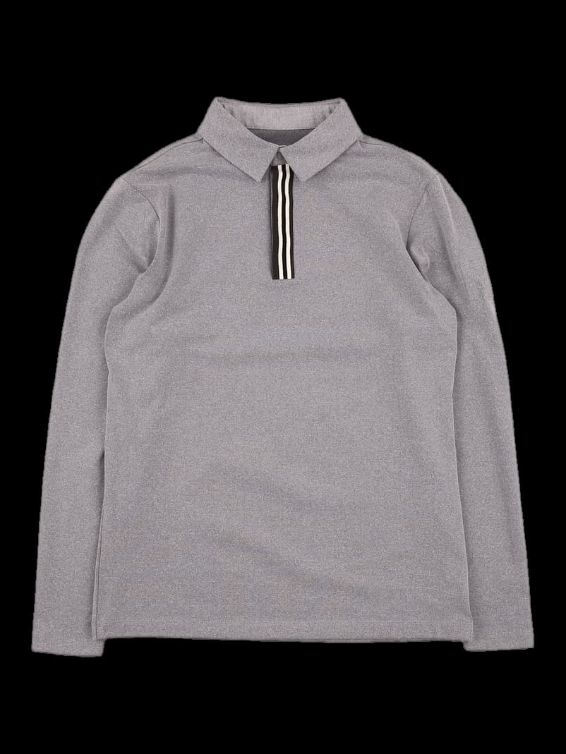 [남성] 기모 긴팔 카라 티