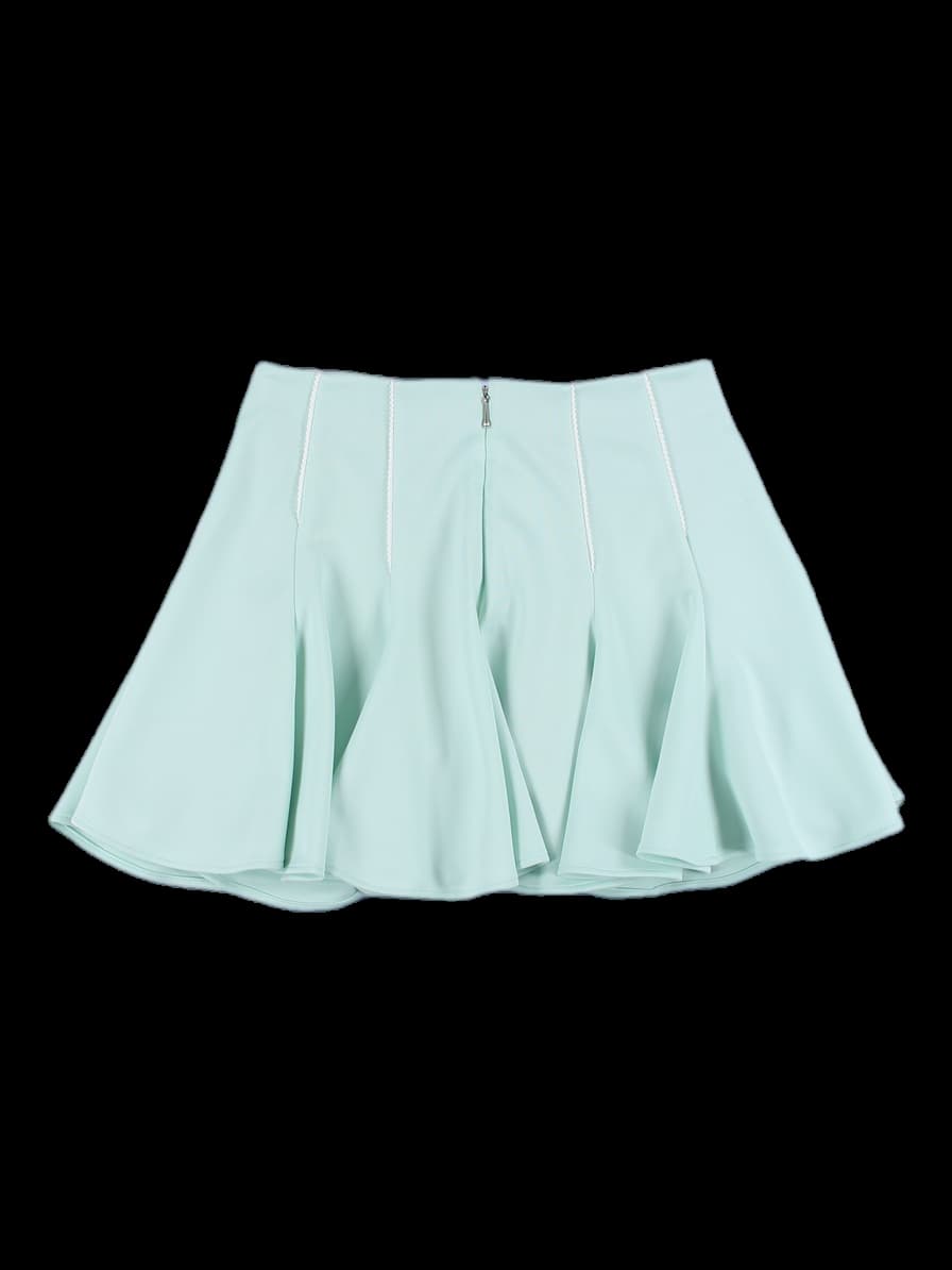 절개 플레어 스커트