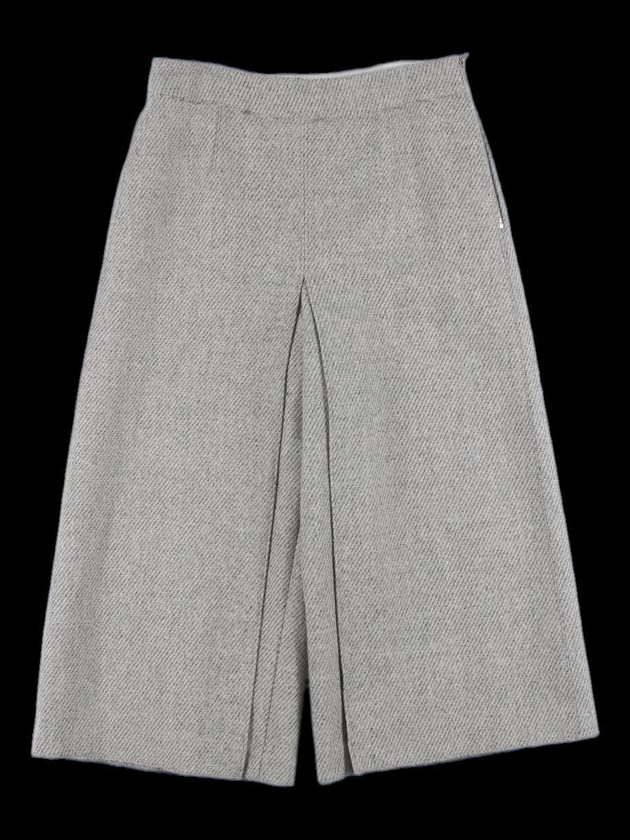 옆지퍼 와이드 팬츠