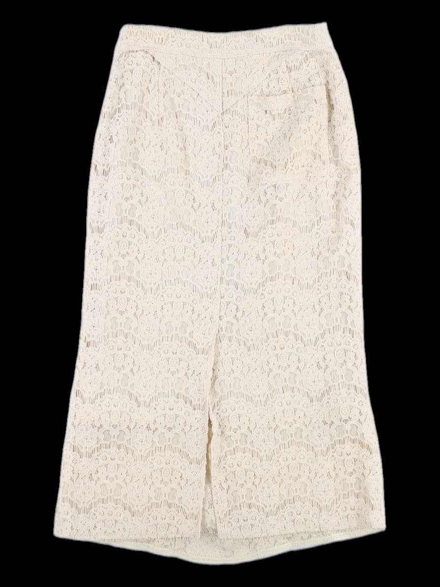 레이스 롱 스커트