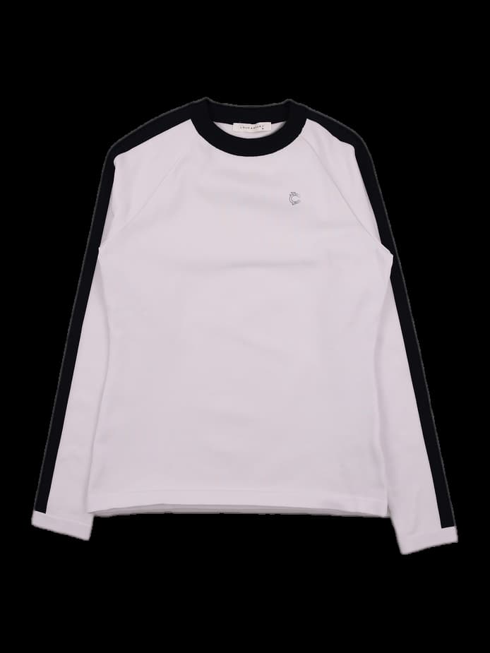 라인 포인트 긴팔 니트