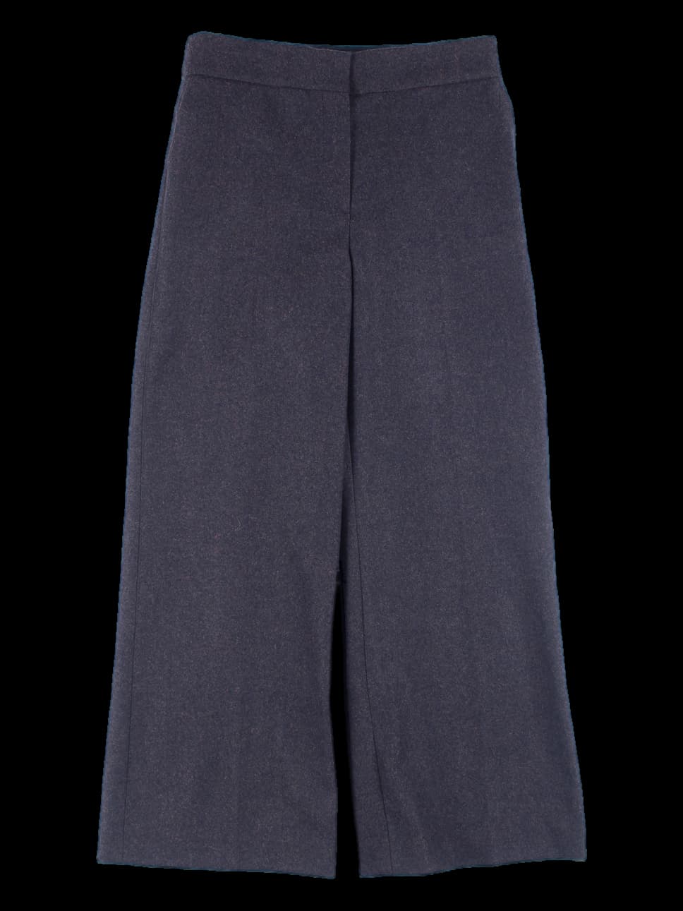 모직 세미 와이드 팬츠