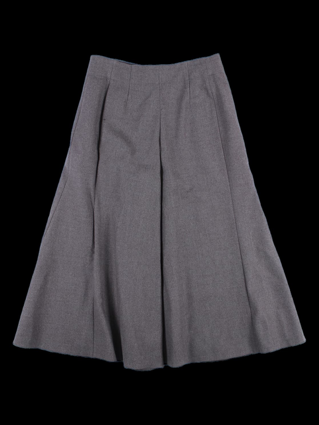 모직 와이드 팬츠