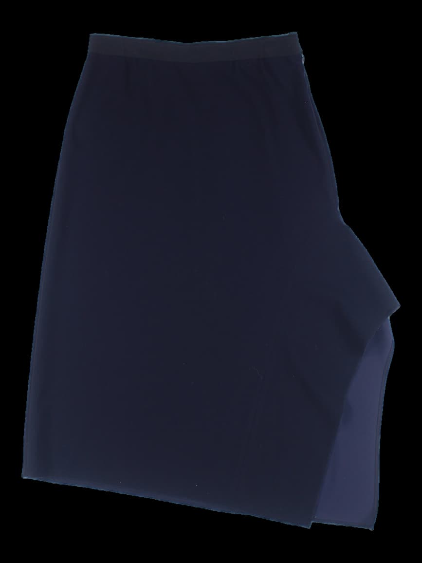 프릴 트임 롱 스커트