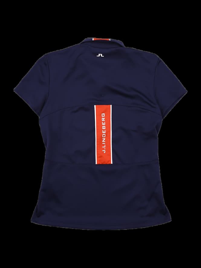 컬러 포인트 반팔 카라 티