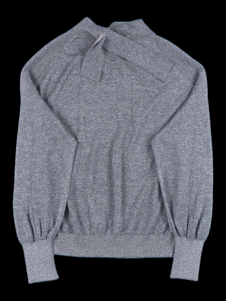 스카프 펄 니트