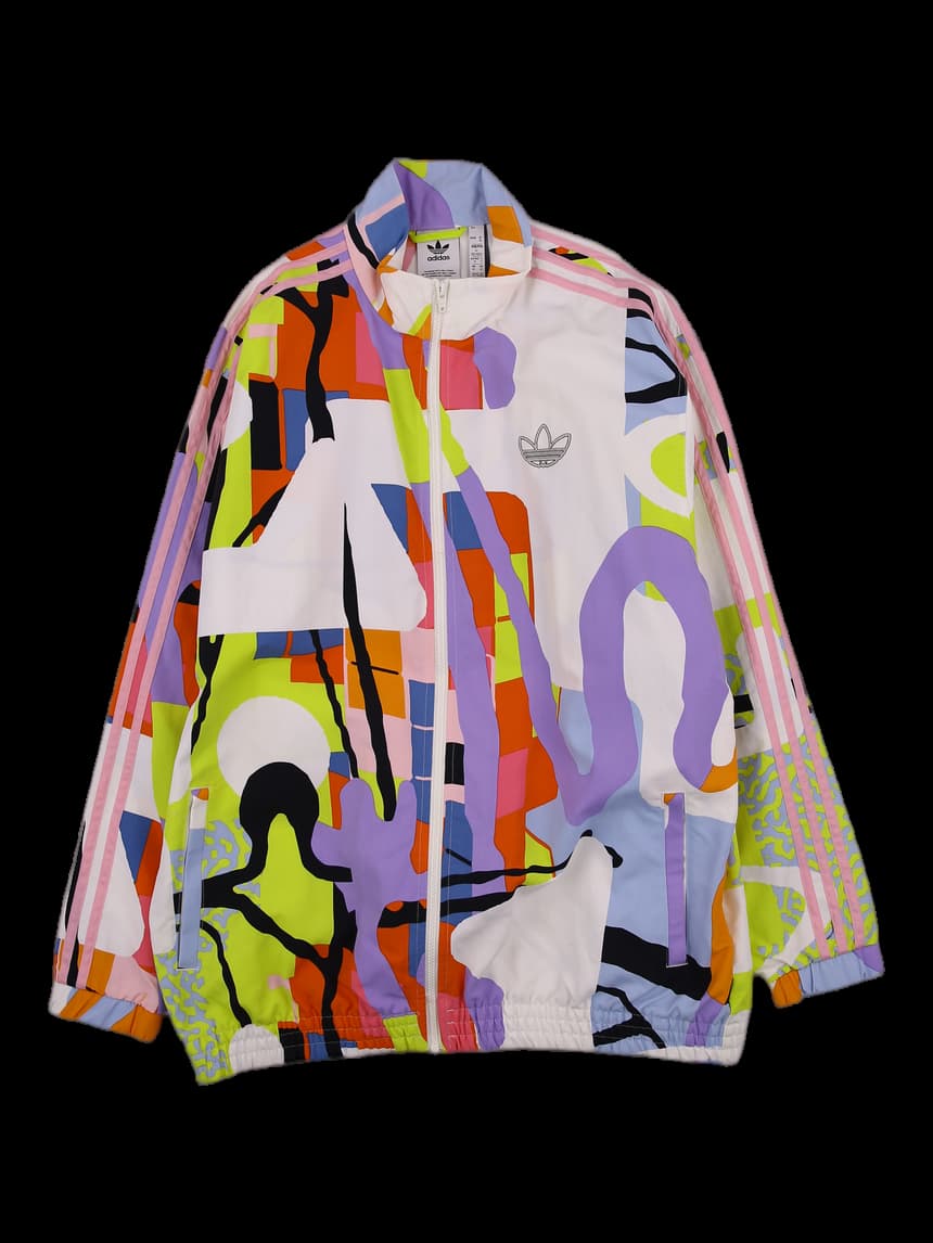 [남녀공용] 패턴 바람막이 자켓