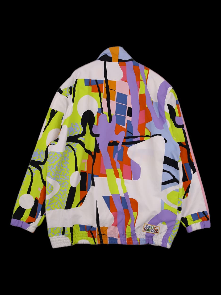 [남녀공용] 패턴 바람막이 자켓