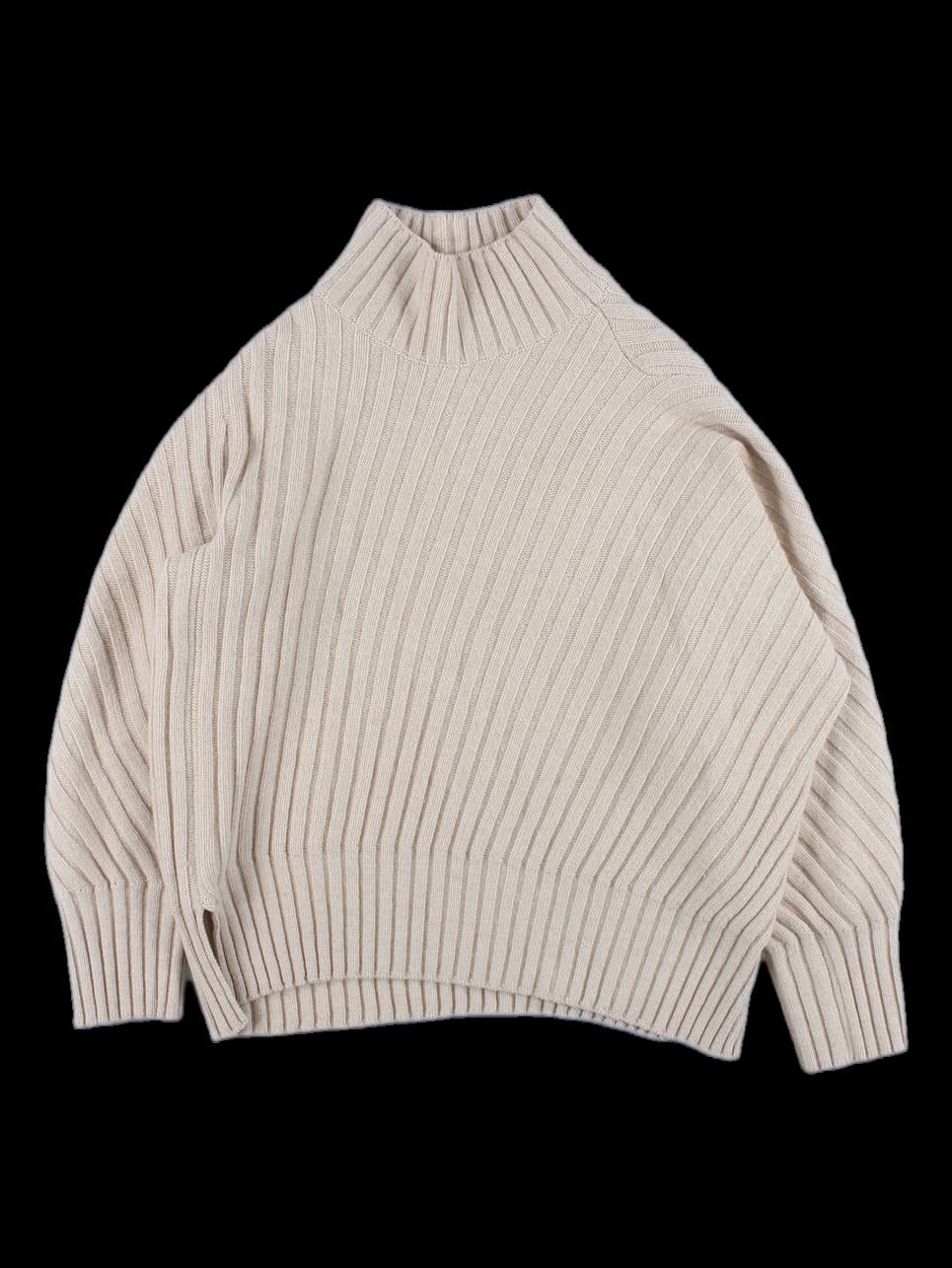 오버핏 골지 니트