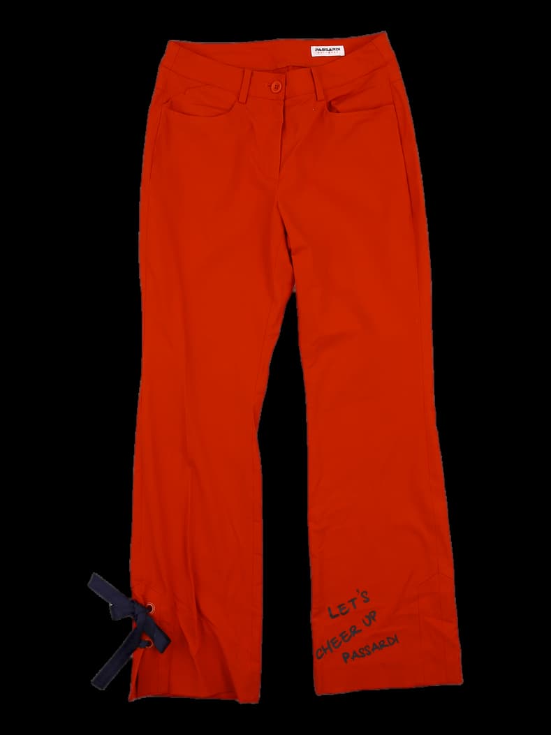 스트레치 리본 팬츠