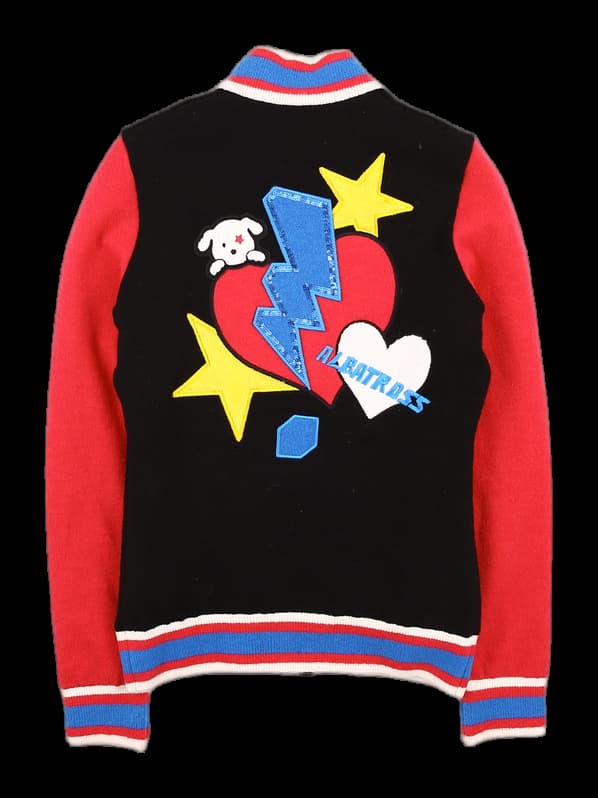 방풍 니트 집업 점퍼