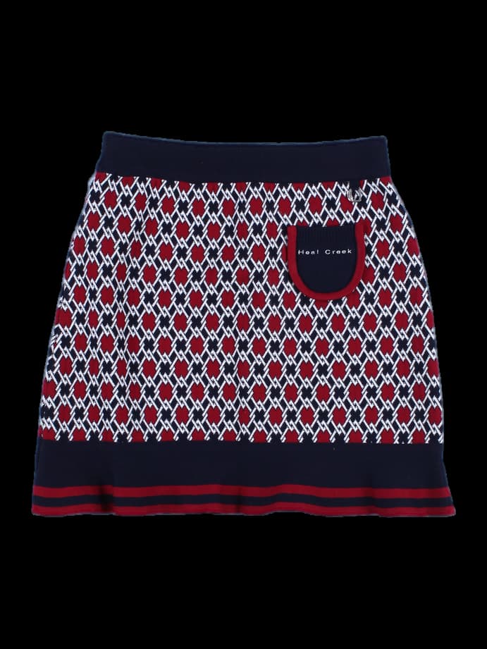 밴딩 니트 스커트