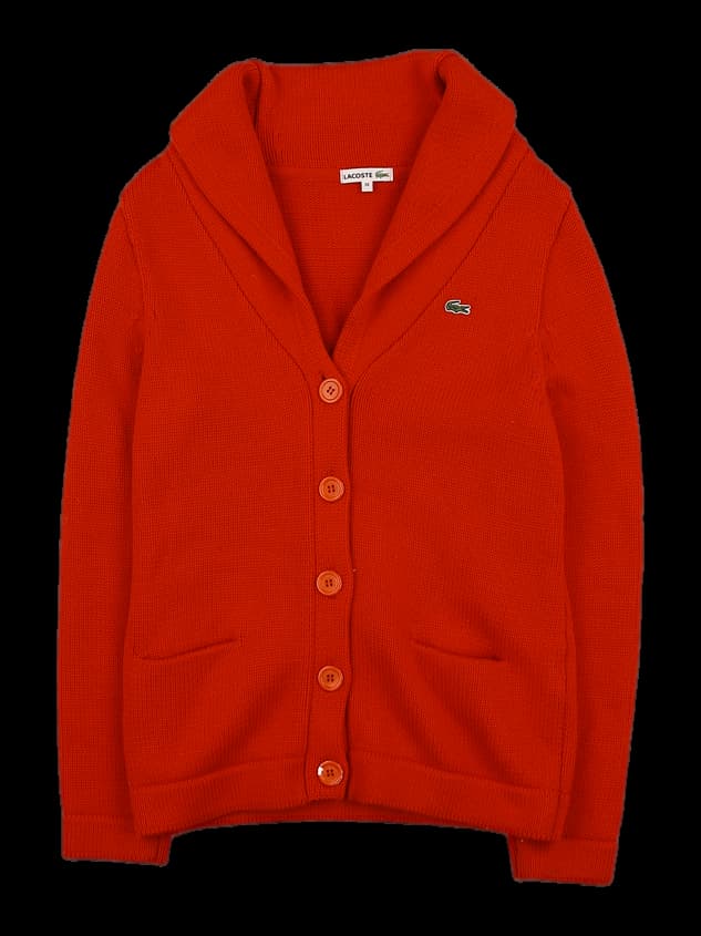 니트 브이넥 가디건