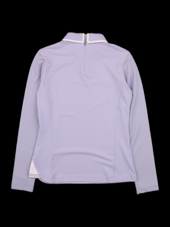 뒷 지퍼 카라 티셔츠