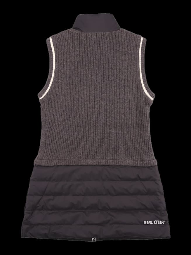 니트 패딩 베스트