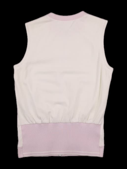 니트 바람막이 집업 베스트