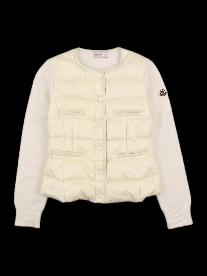 [키즈] 패딩 니트 가디건