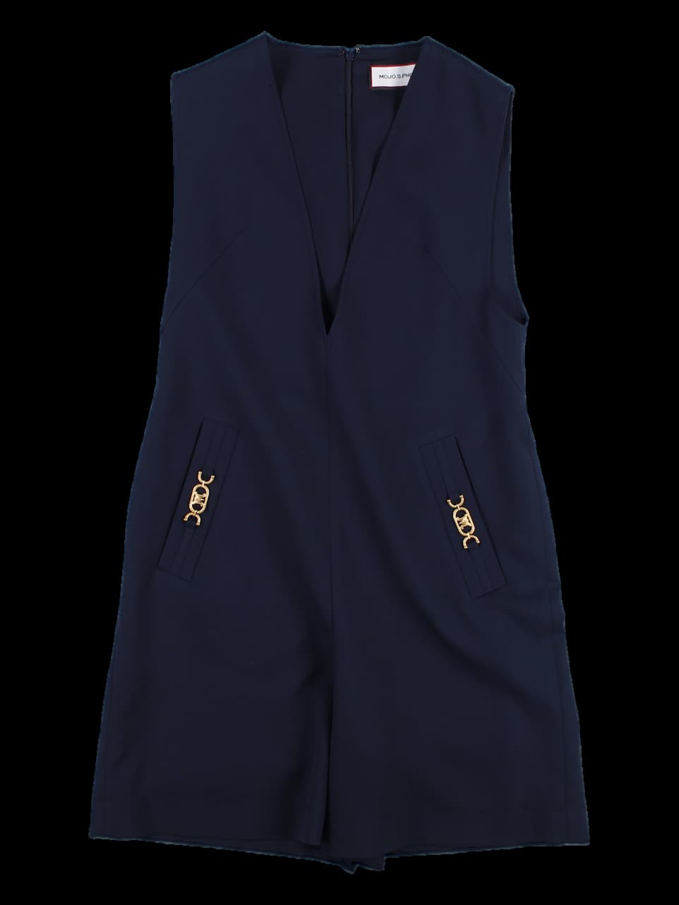 민소매 하프 점프수트