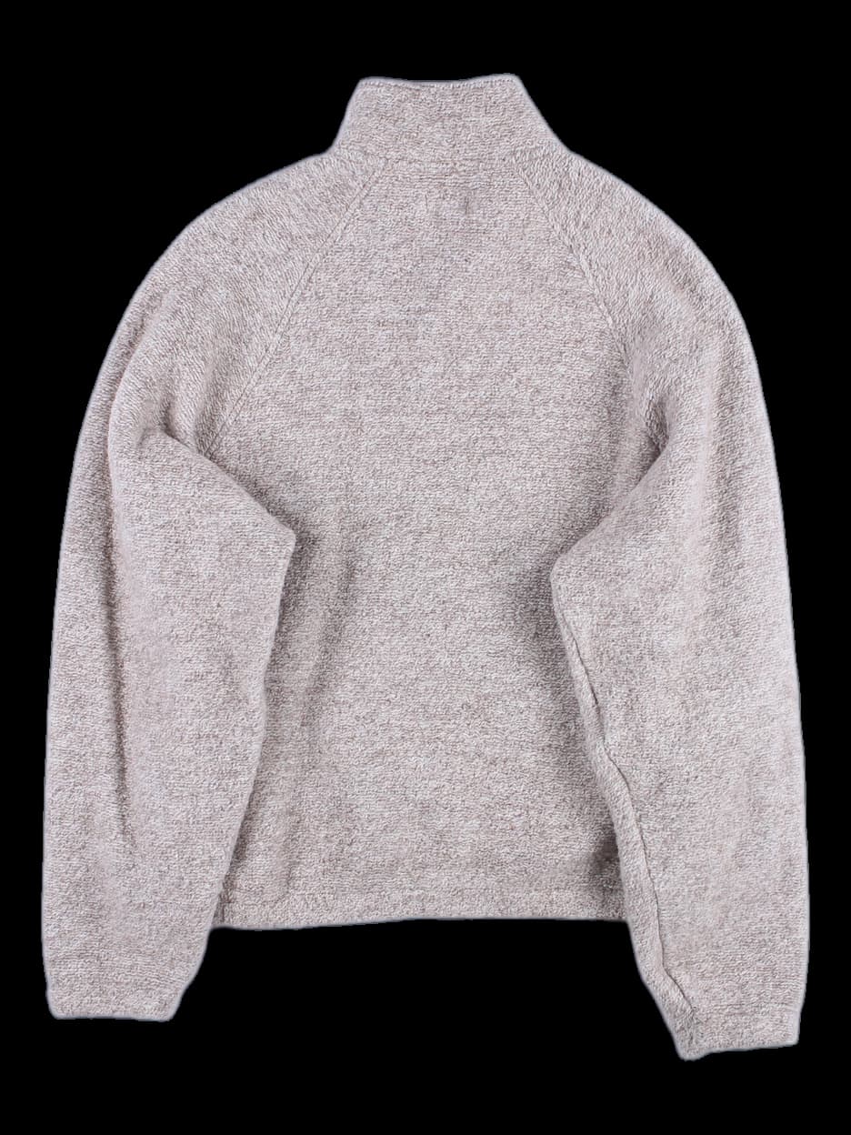 캐주얼 반집업 니트